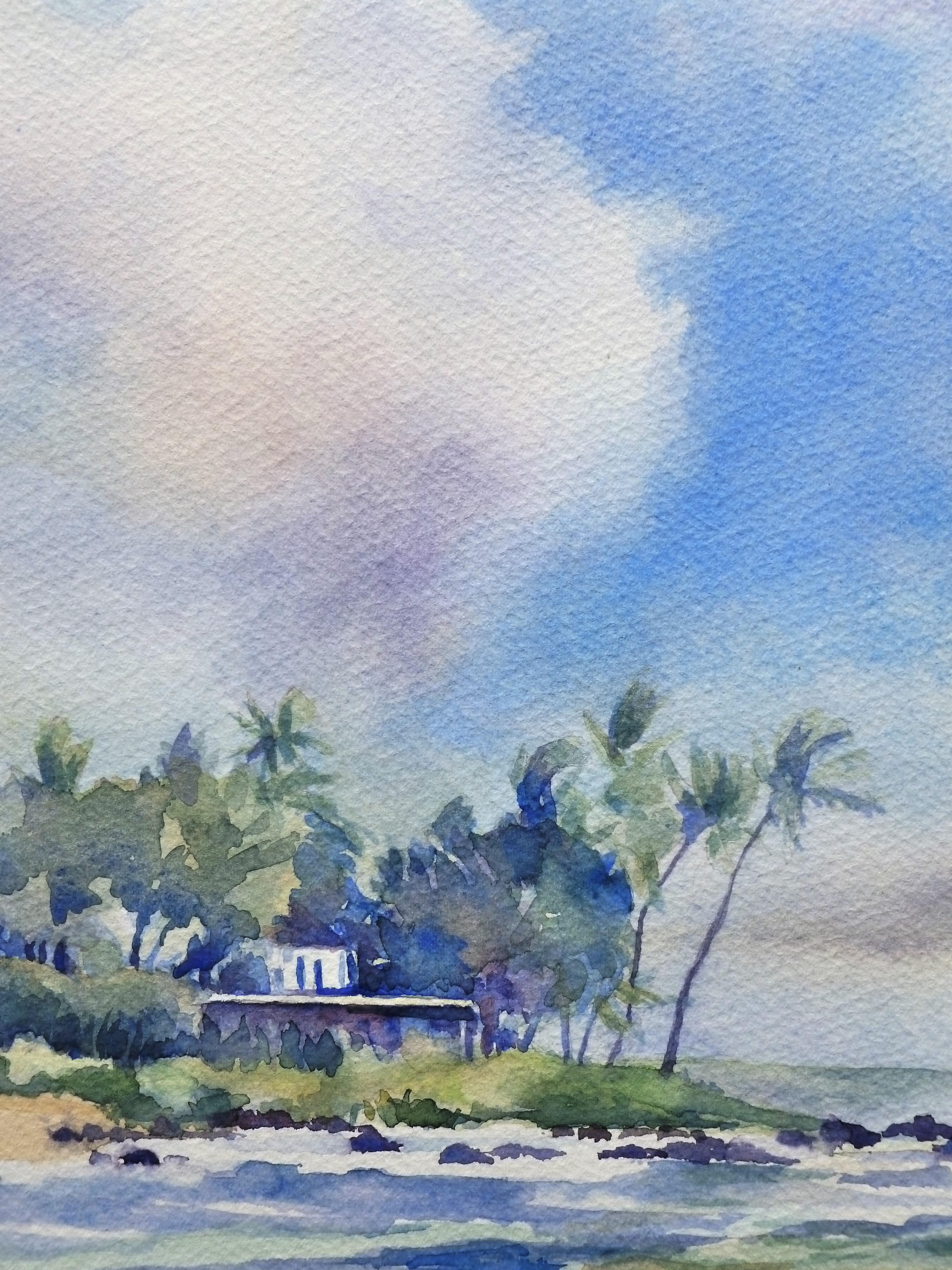 Kauai Catherine McCargar, Watercolor painting on paper 3