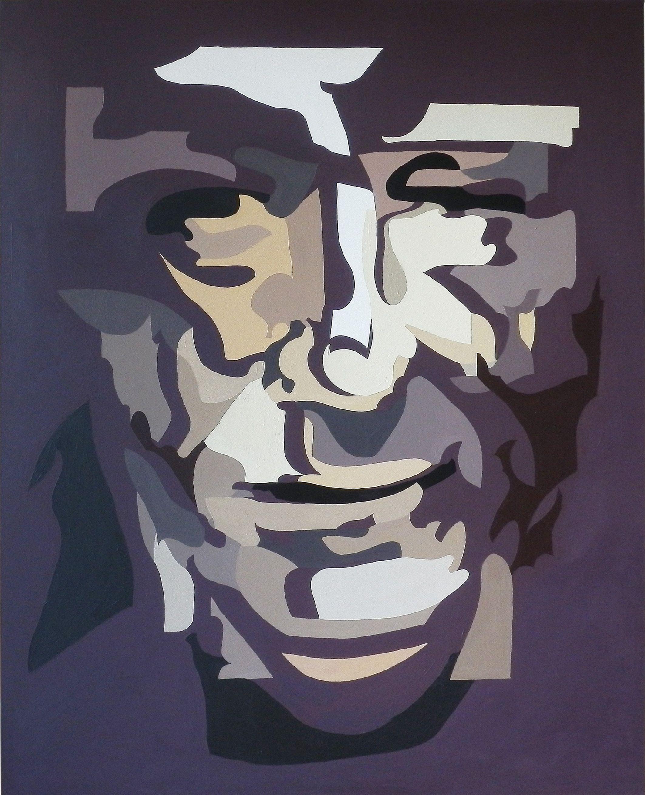 CONFUTATIS MALEDICTIS, Gemälde, Acryl auf Leinwand