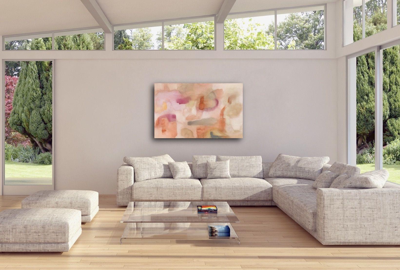 Soffice brezza, Pittura, Acrilico su tela - Painting di Max Jones