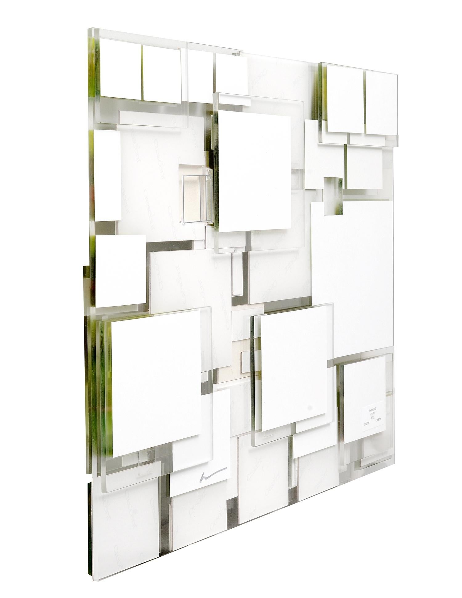 organics 2, Tecnica mista su pannello MDF in vendita 1