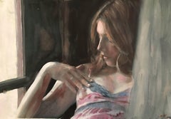 William Oxer F.R.S.A. - Changing Light Of Day II, Painting, Acrylic on Canvas Changing Light Of Day II, Painting, Acrylic on Canvas