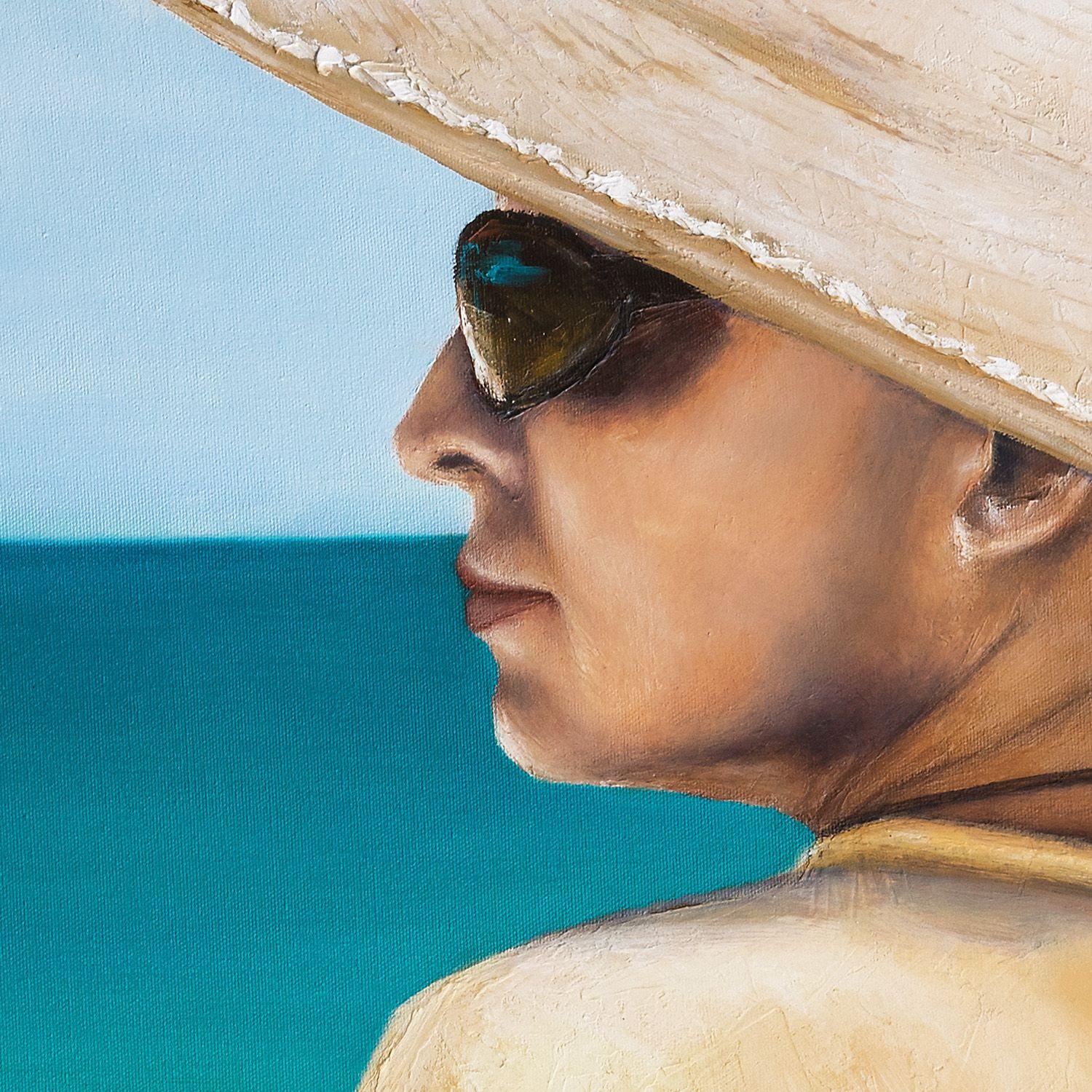 The Man with the Yellow Hat, Painting, Oil on Canvas 1