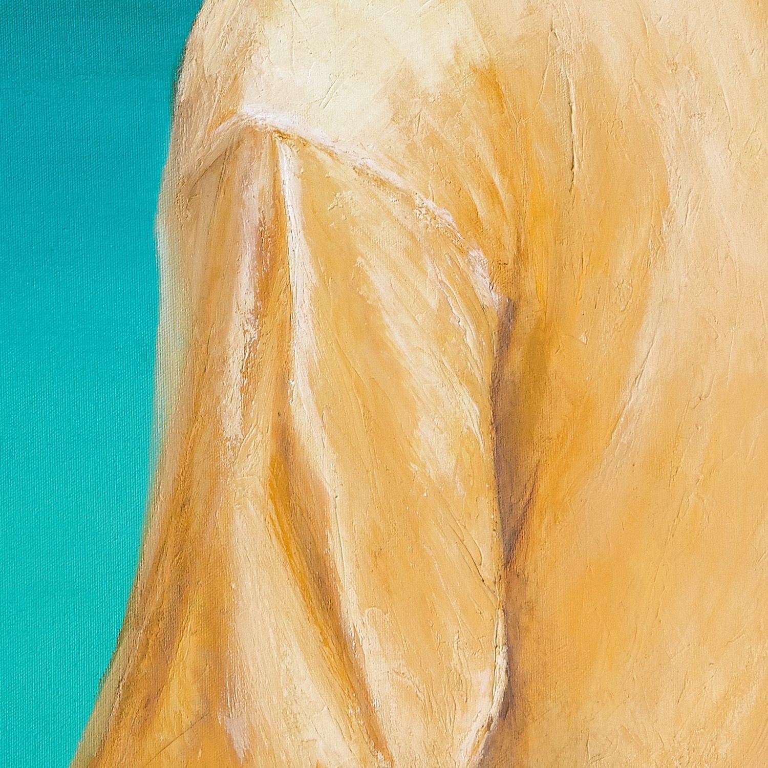 The Man with the Yellow Hat, Painting, Oil on Canvas 2