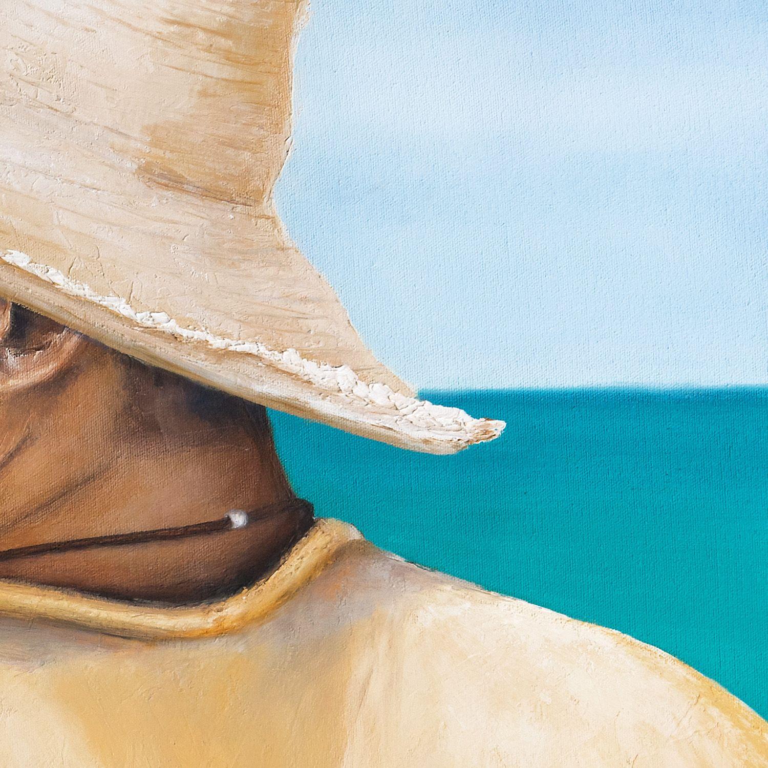 The Man with the Yellow Hat, Painting, Oil on Canvas 3