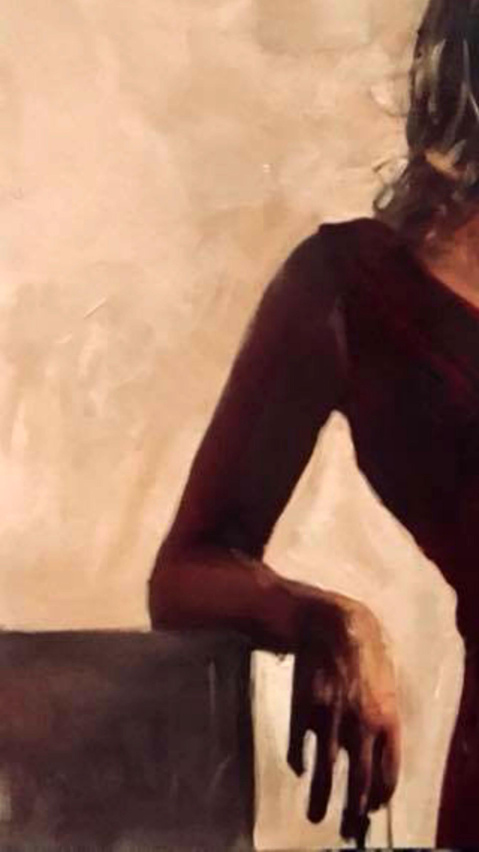The Companion, Painting, Acrylic on Canvas For Sale 2