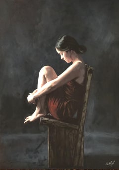 Silence And Mystery, Painting, Acrylic on Canvas