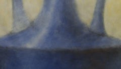 Blue Amphora 1, Mixed Media on Paper
