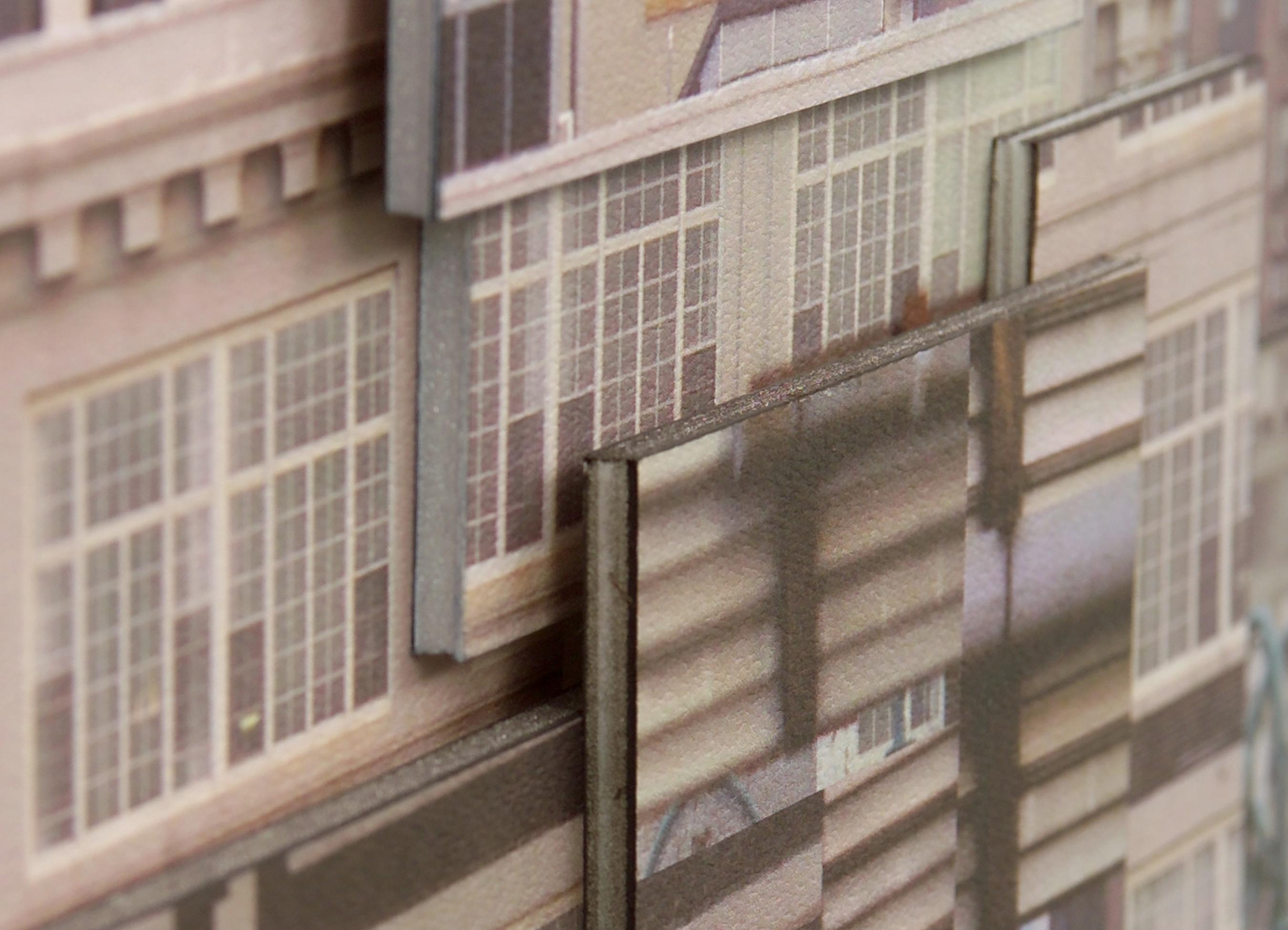 schuylkill ave, Tecnica mista su pannello di Wood - Mixed Media Art di Phil Stein