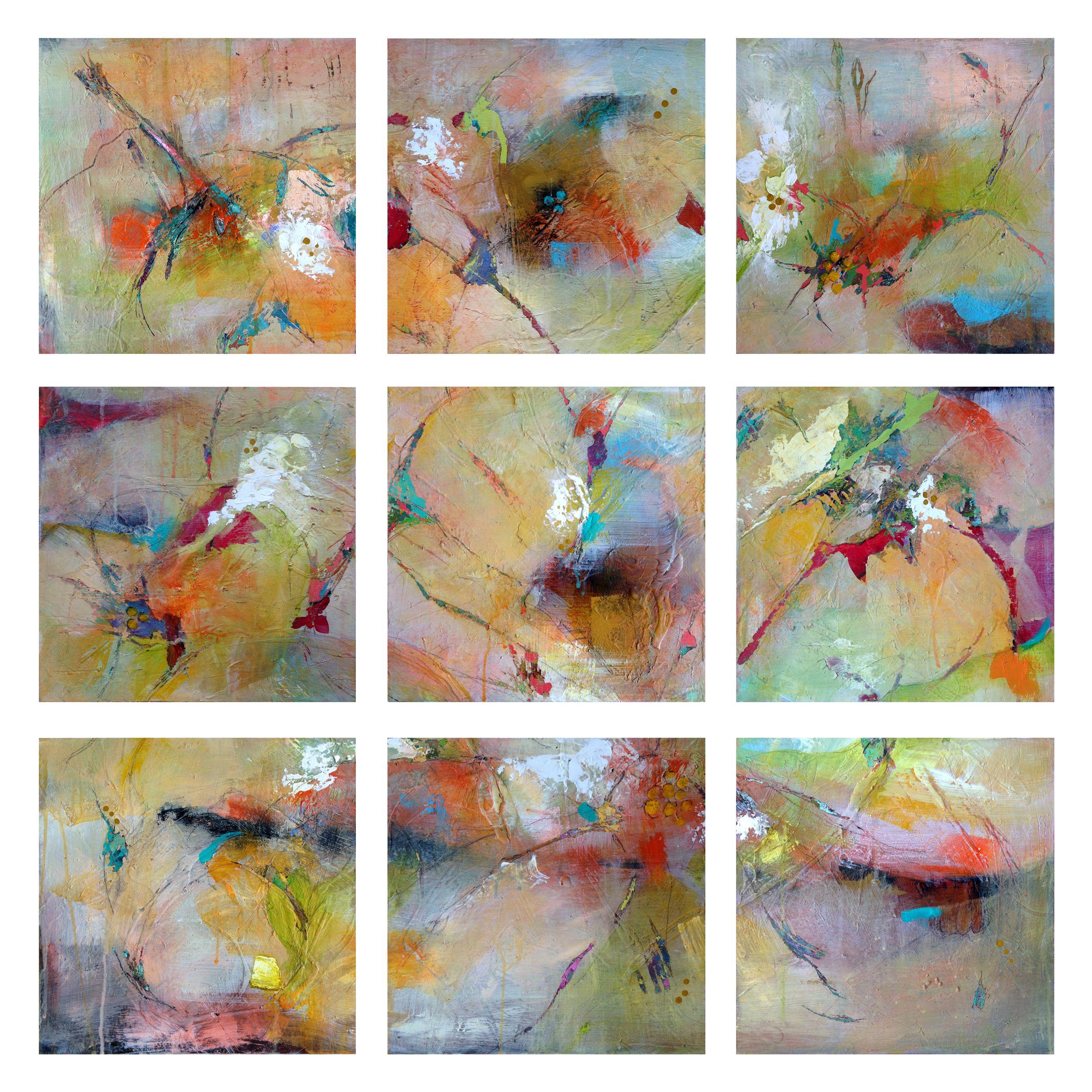 Temporaneo. Finale., Tecnica mista su pannello di Wood - Mixed Media Art di Anne Oliver