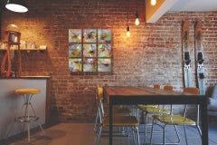 Temporary. Final., Mixed Media on Wood Panel