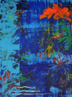 Sus azules, Pintura, Acrílico sobre lienzo