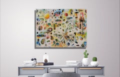 We Are One, You and I, the Trees and the Butterfly, Painting, Acrylic on Canvas