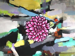 Night Bloom, Gemälde, Acryl auf Leinwand