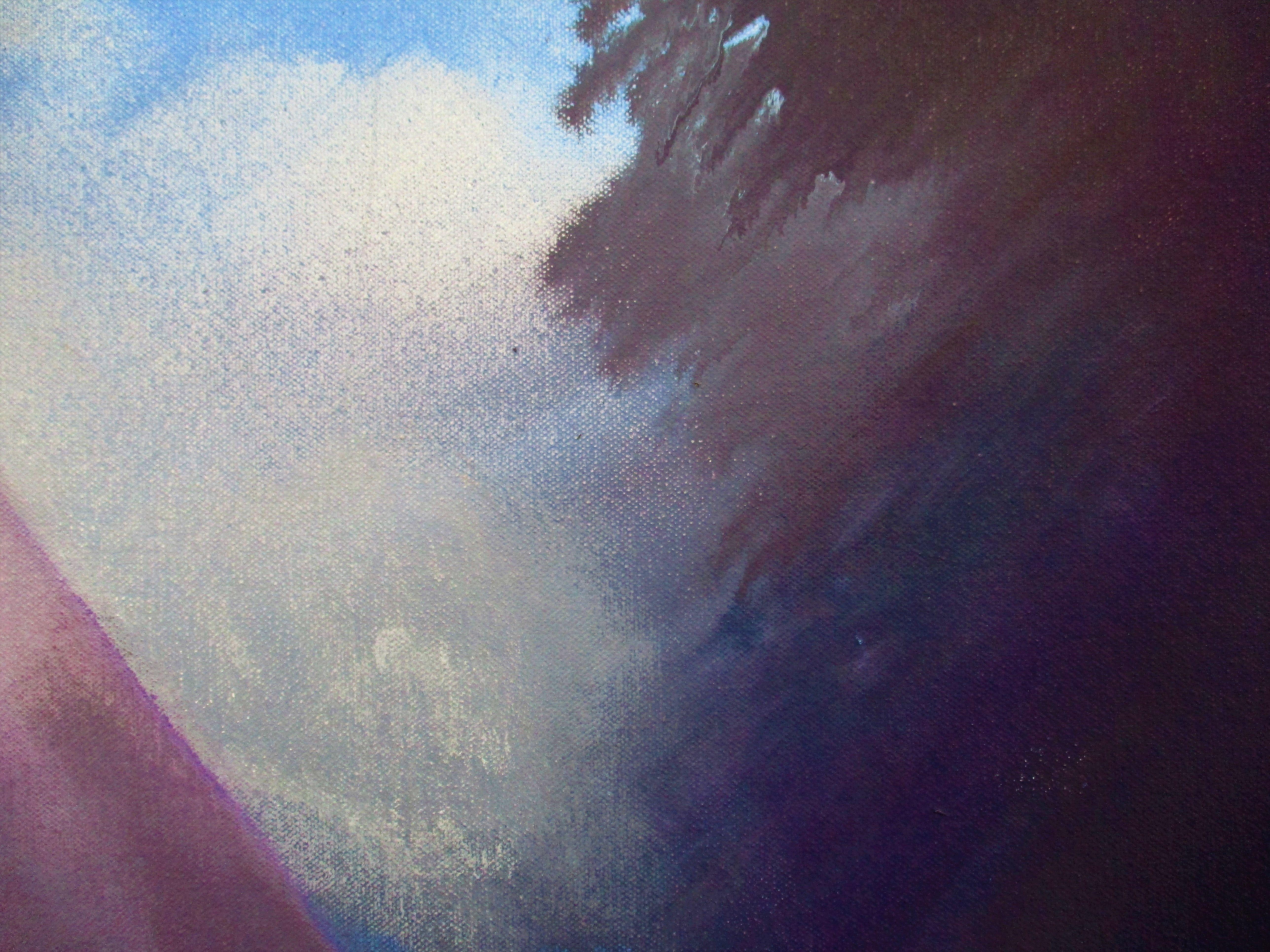 Purple Haze, Painting, Oil on Canvas For Sale 1