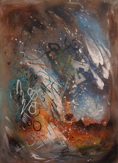 Acryl auf Leinwand, Supernova, Gemälde