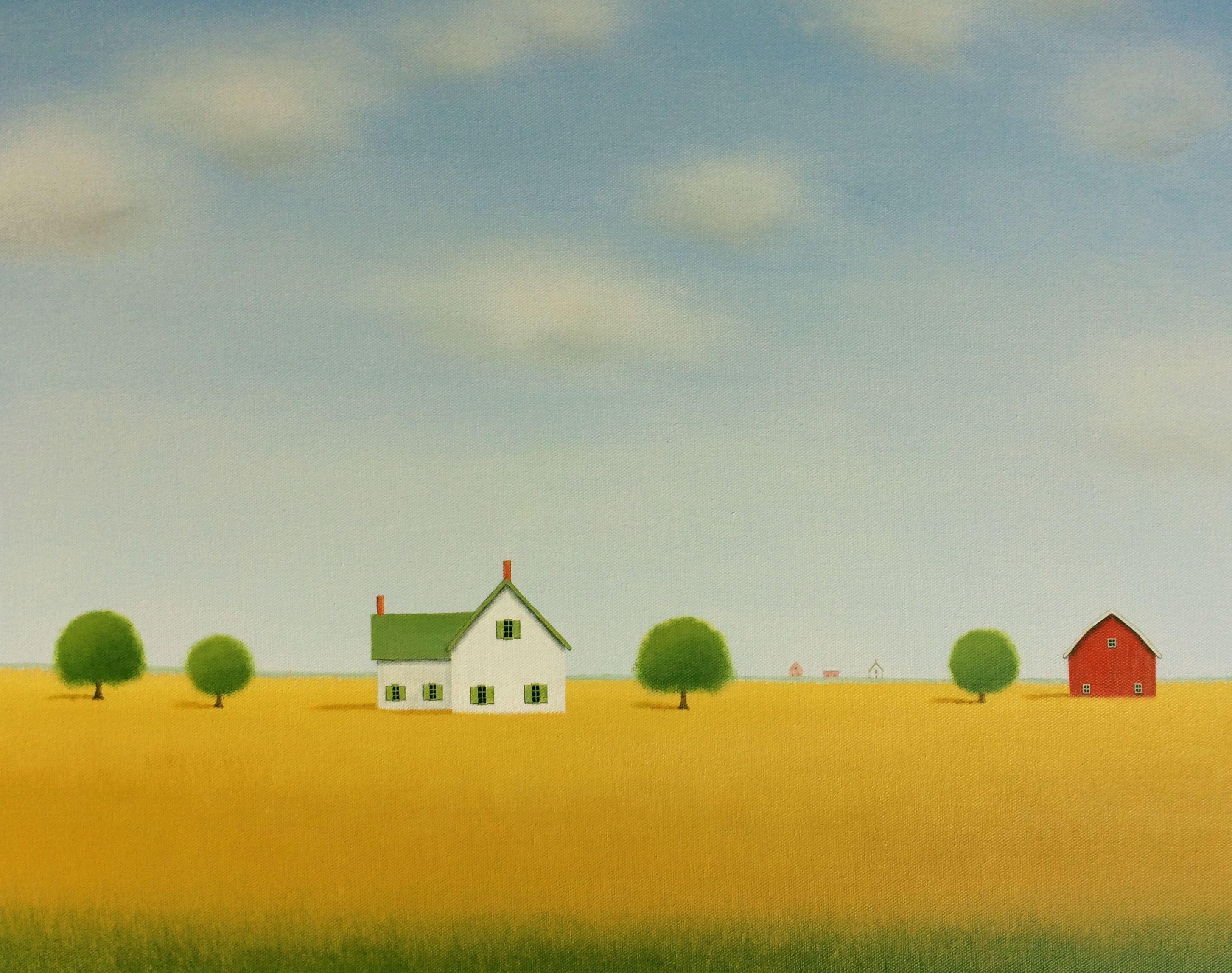 acrylic farmhouse painting