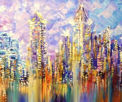 SAN DIEGO VISTA, Painting, Acrylic on Canvas