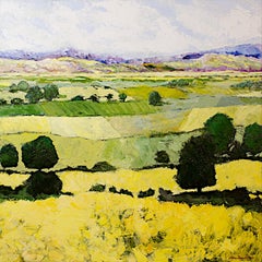 Napa Yellow, Painting, Acrylic on Canvas