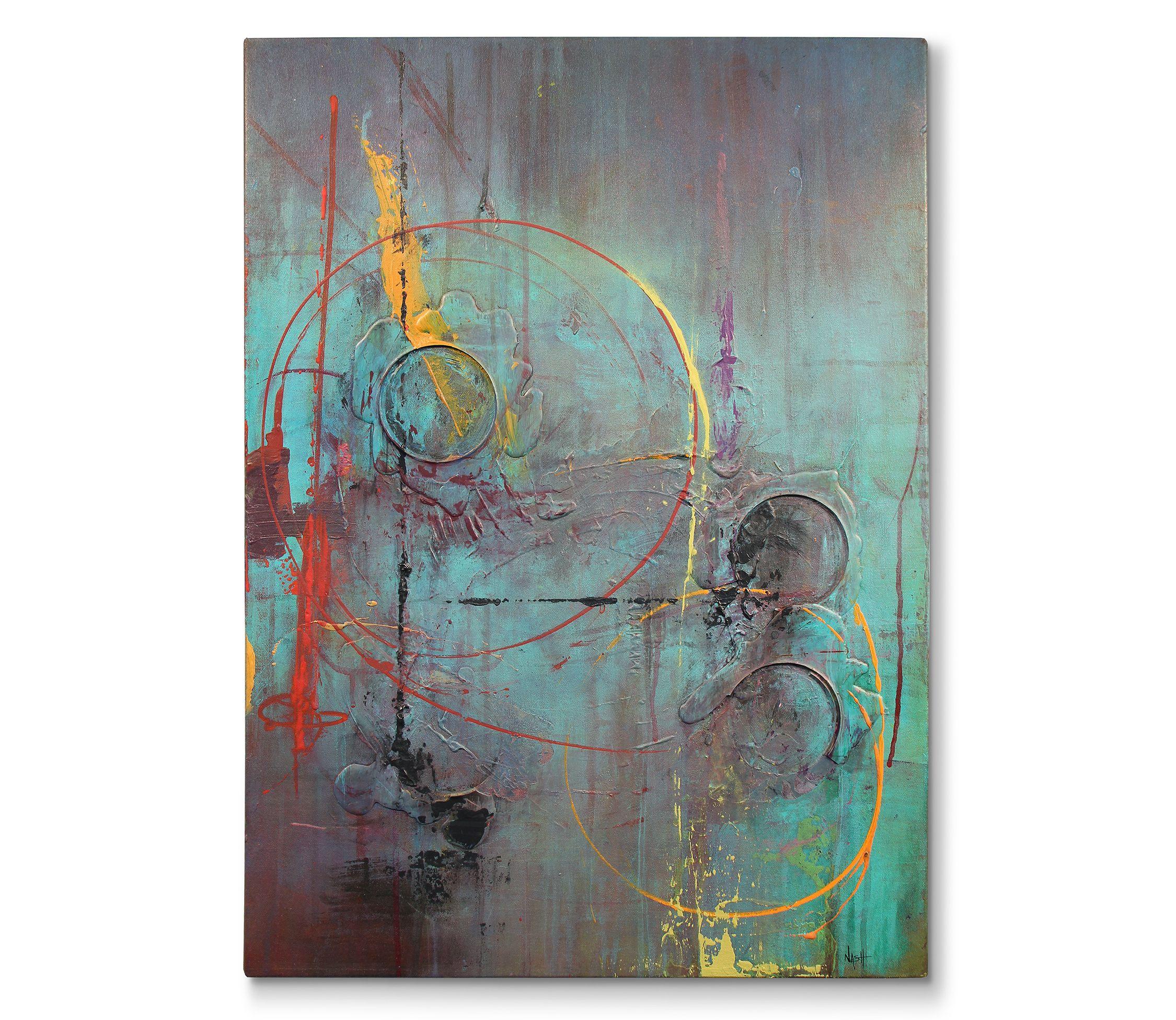 Dan Nash Gottfried Abstract Painting - 'Radioactive', Painting, Acrylic on Canvas