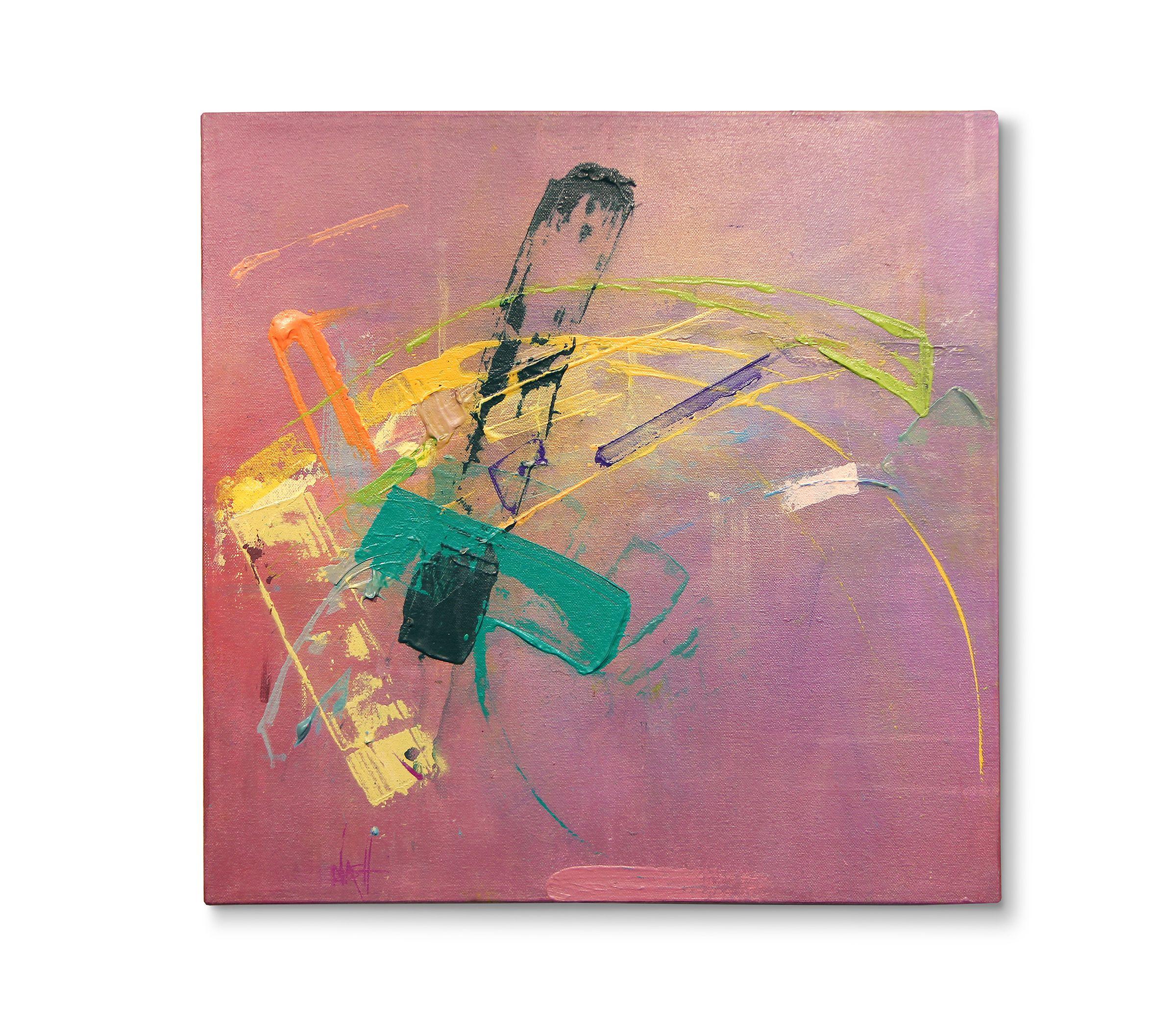 Abstract Painting de Dan Nash Gottfried - Caos organizado", Pintura, Acrílico sobre lienzo