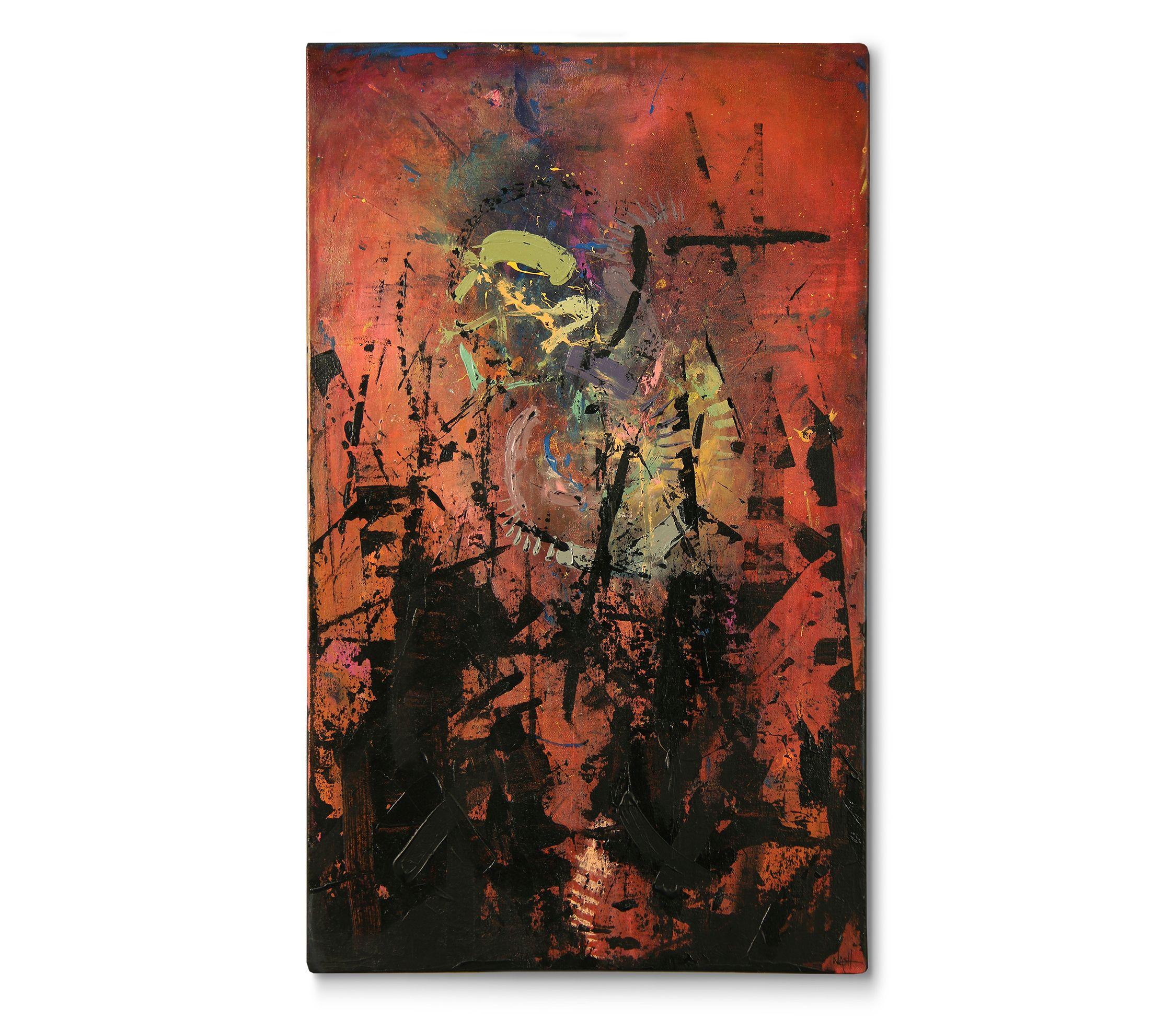 'Midnight Terror', Painting, Acrylic on Canvas