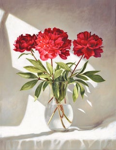 Peonies, Painting, Oil on Canvas