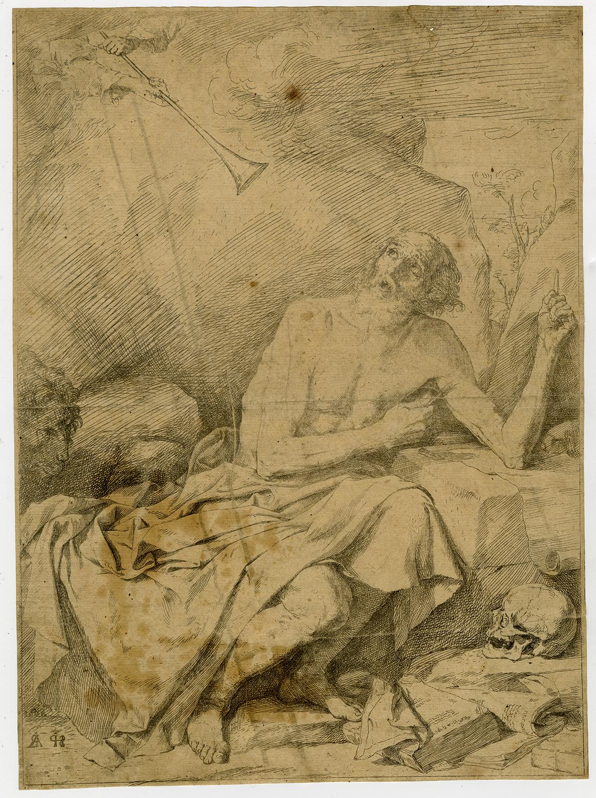 Giuseppe de Ribera - St. Jerome at the Last Judgement by Giuseppe de ...