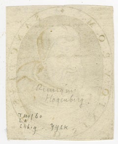 Portrait of Pope Sixtus V by Remigius Hogenberg? - Engraving - 16th Century