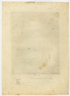 Portrait of Ventura Salimbeni by Carlo Gregori - Engraving - 18th Century