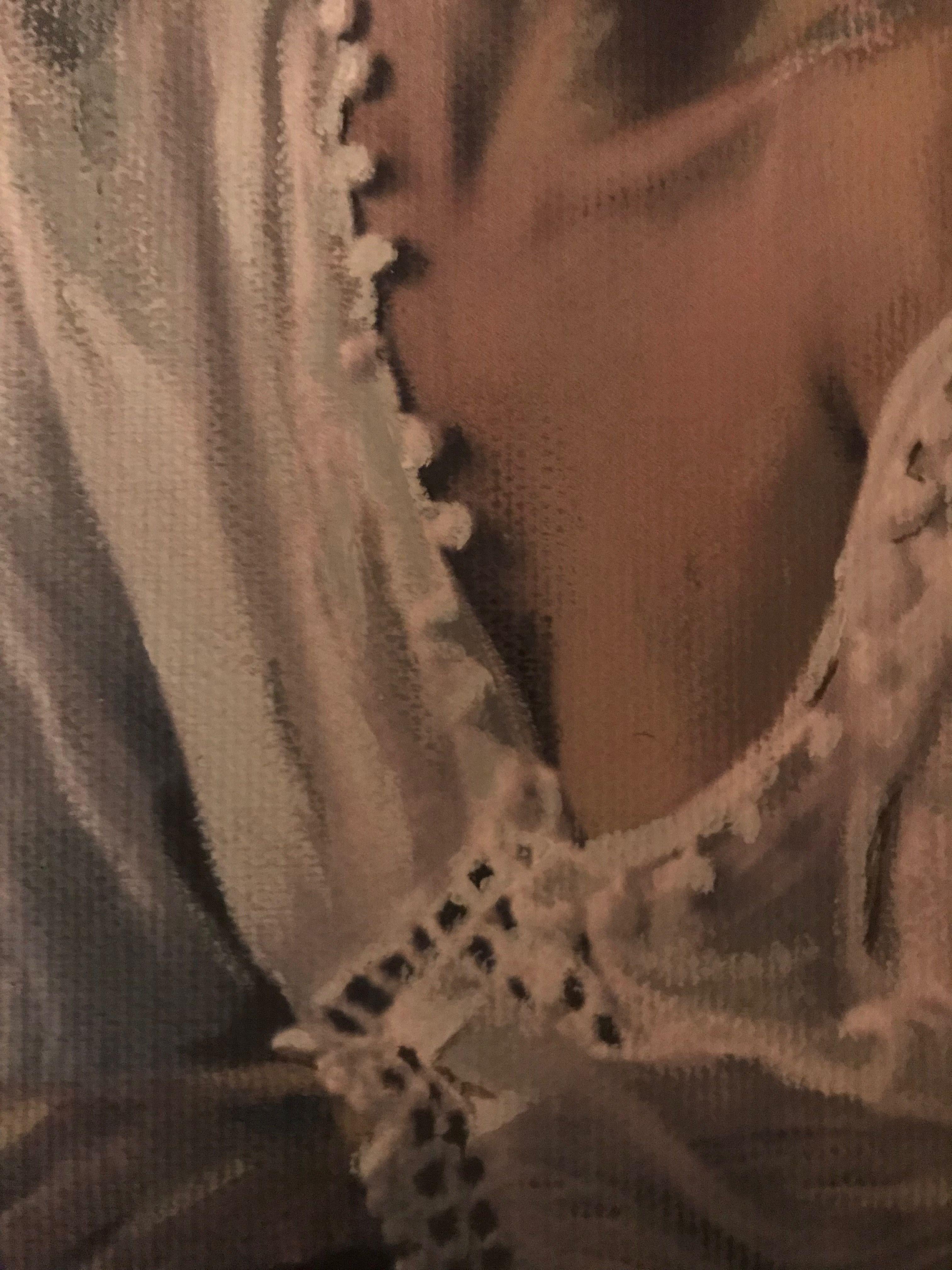Sopra le onde senza sentiero, Pittura, Acrilico su tela in vendita 2