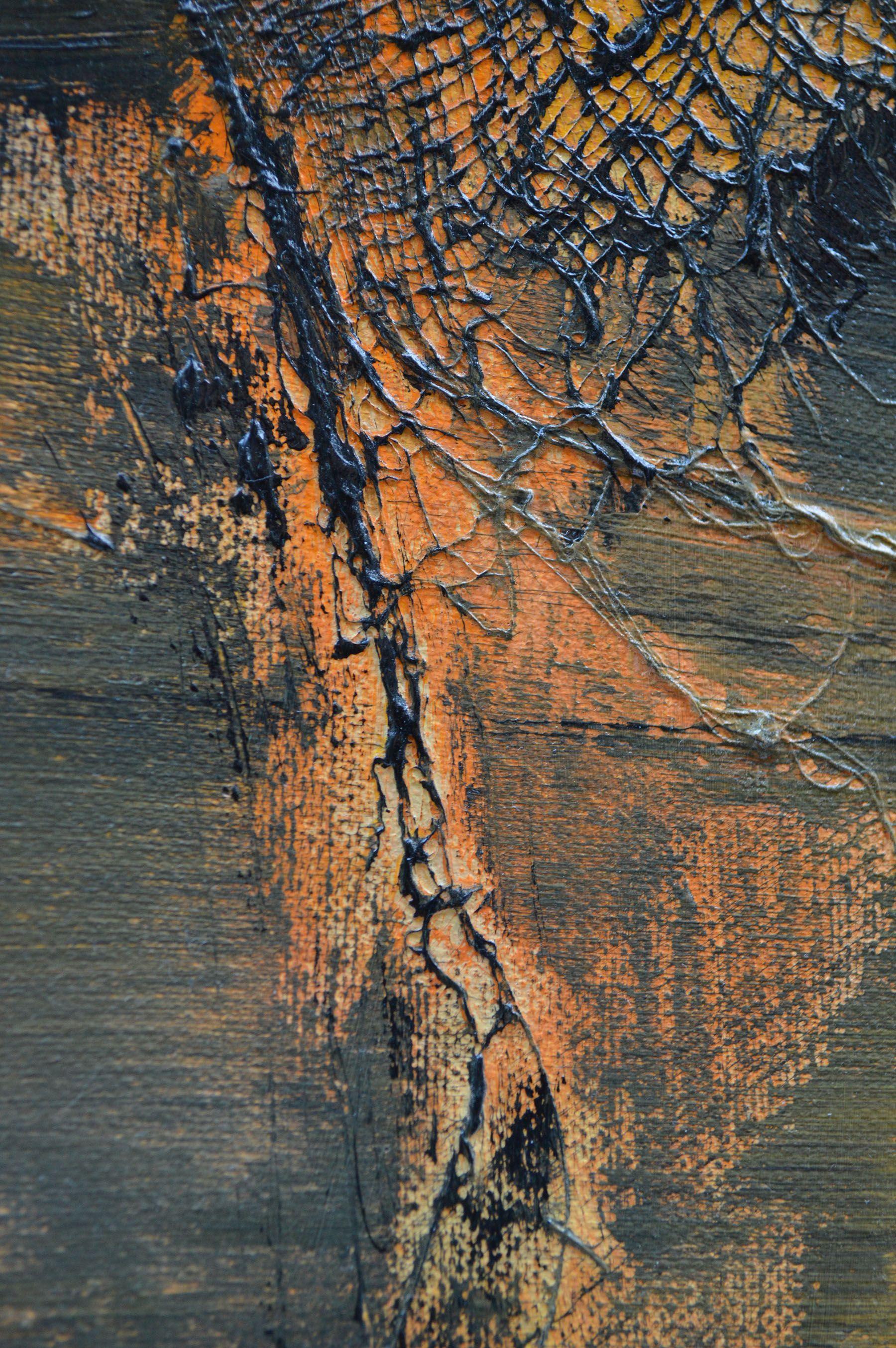 I tempi stanno cambiando, Pittura, Acrilico su tela - Painting Astratto di Therese Lydia Joseph