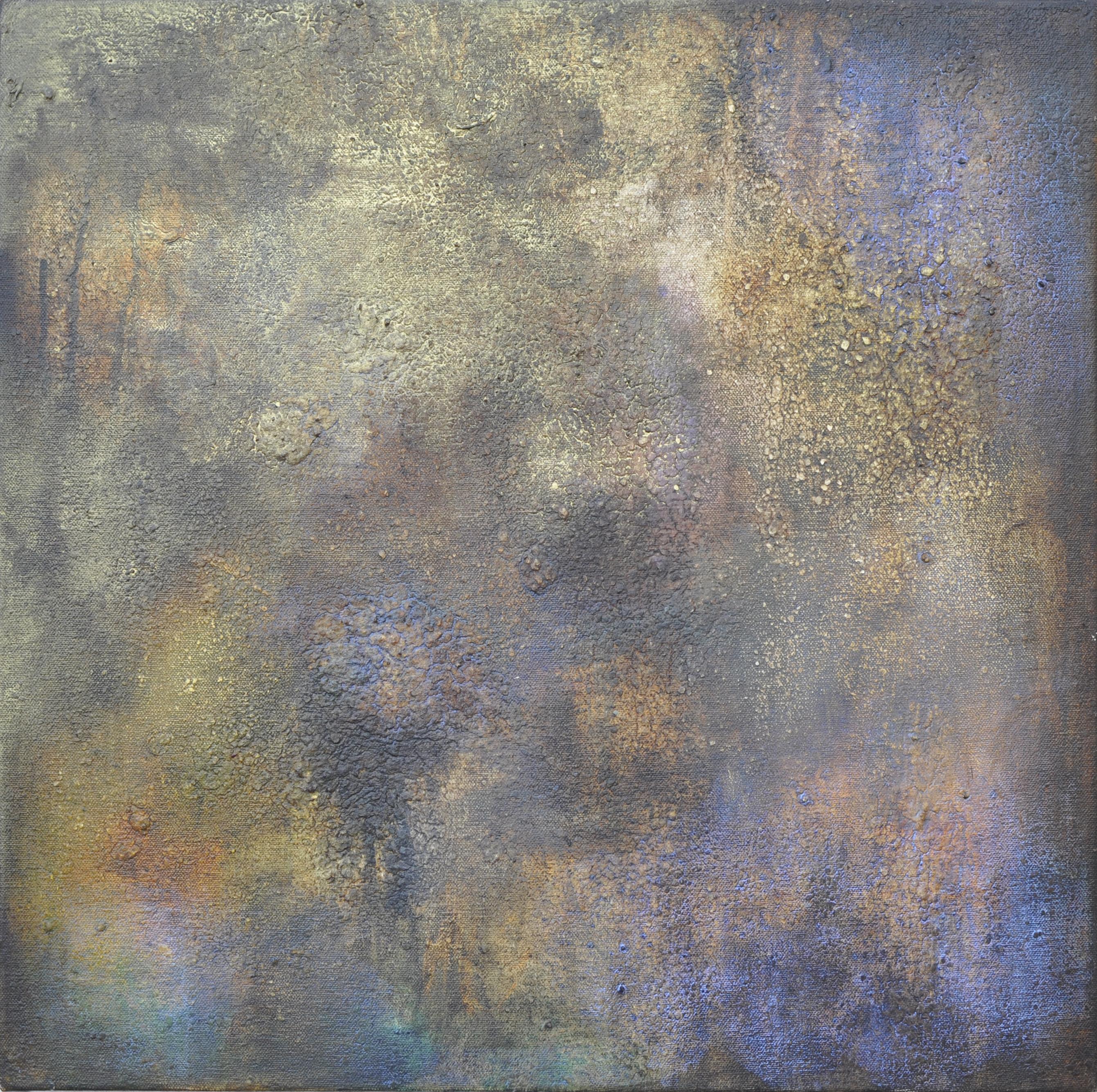 131 Cave's Starlight, Mixed Media on Canvas - Mixed Media Art by Anne B Schwartz