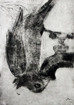 Bird III - XXI century, Figurative print, Black and white