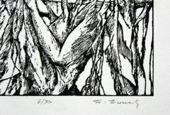 Ophelia - XXI century, Black and white print, Figurative, Shakespeare