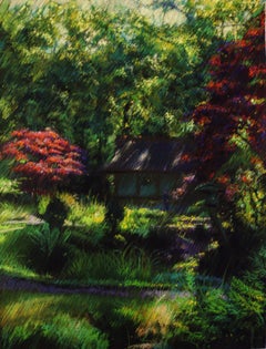 El jardín japonés 2 (2014), Dibujo, Pasteles sobre Otros