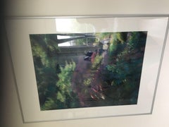 The Japanese garden 1 (2014), Drawing, Pastels on Pastel Sandpaper