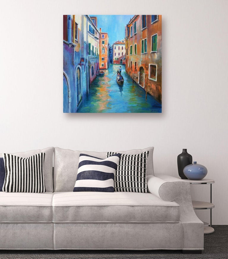 Behshad Arjomandi - The Colors of Venice, Painting, Oil on Canvas at ...