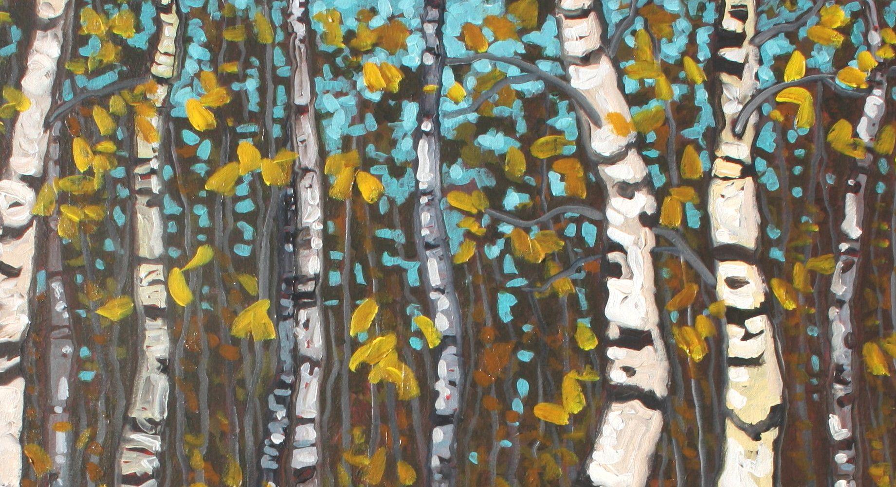 Into the Woods Series, Painting, Acrylic on Canvas 2