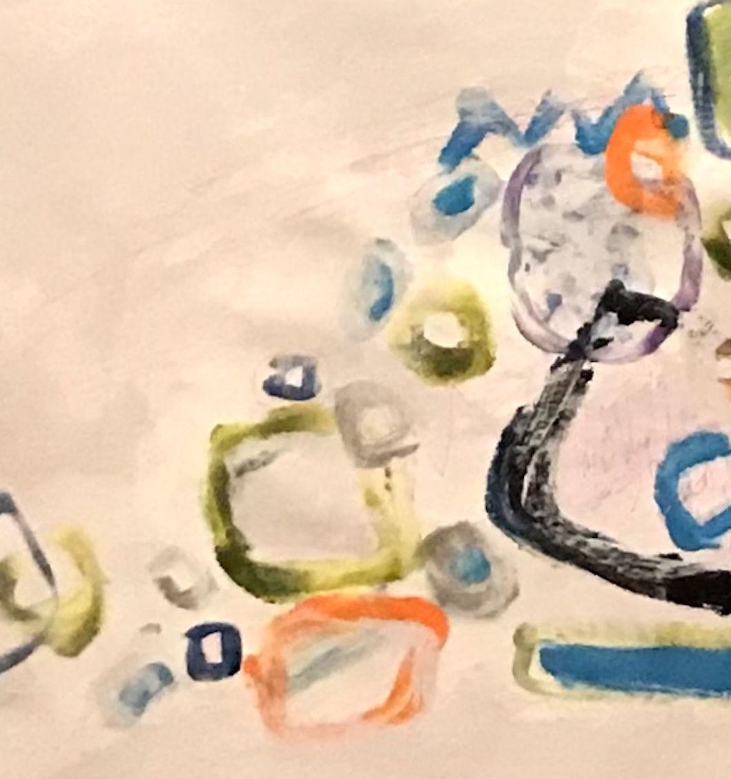 That moment when you realize you love all colours equally and every tone tint and shade of each. Non-objective abstract created on 20' x 81