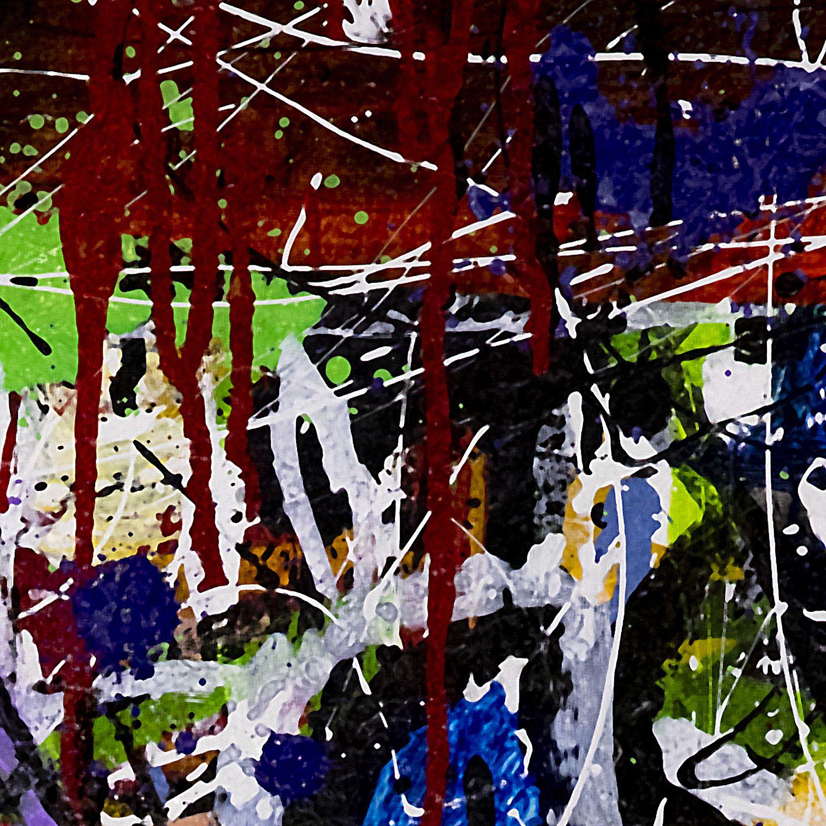 Dos en Belmont Avenue (2 Piezas), Pintura, Acrílico sobre lienzo - Painting de Robert Musser