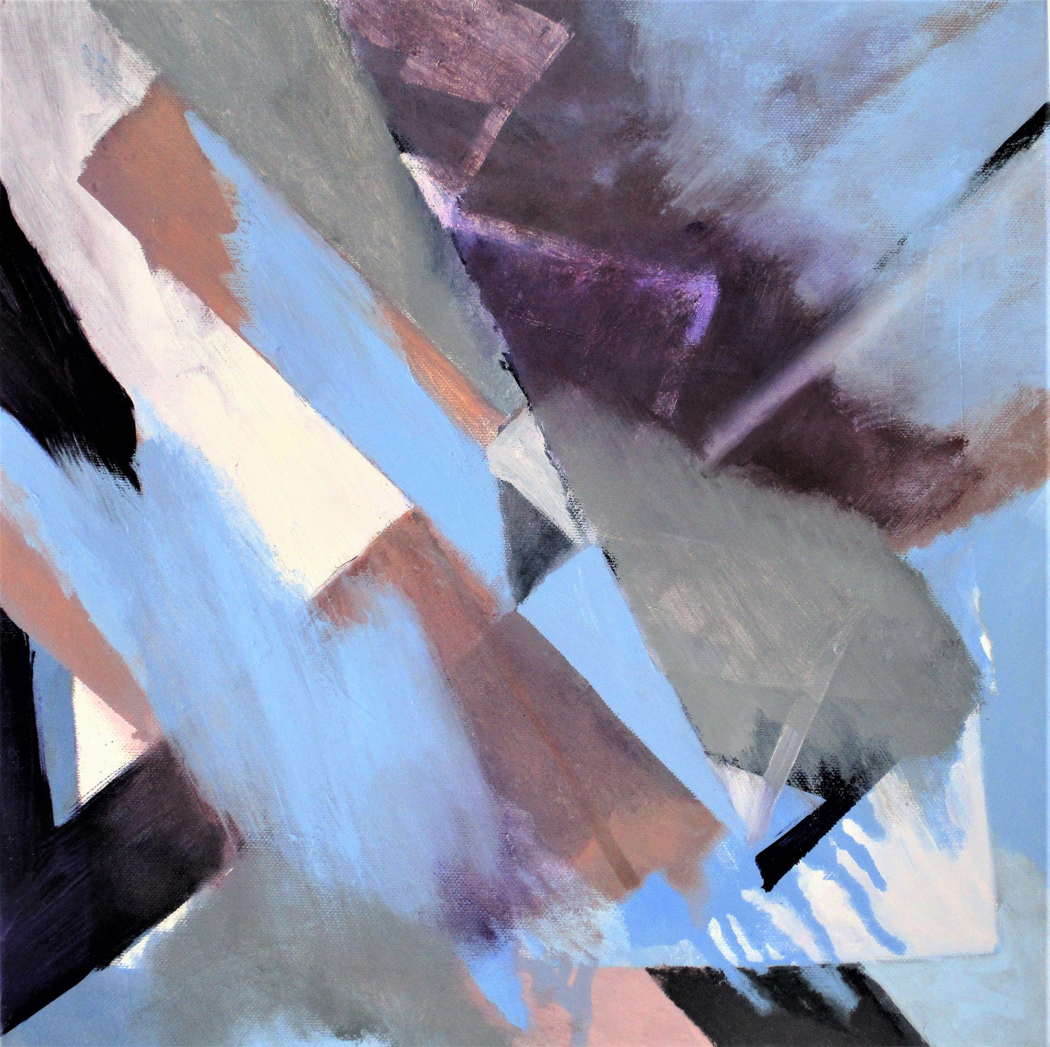 Lee Panizza Abstract Painting - Breaking Down, Painting, Oil on Canvas