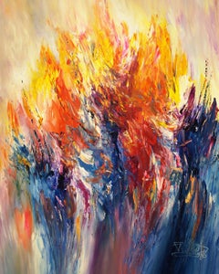 Eruption M 1, Painting, Acrylic on Canvas