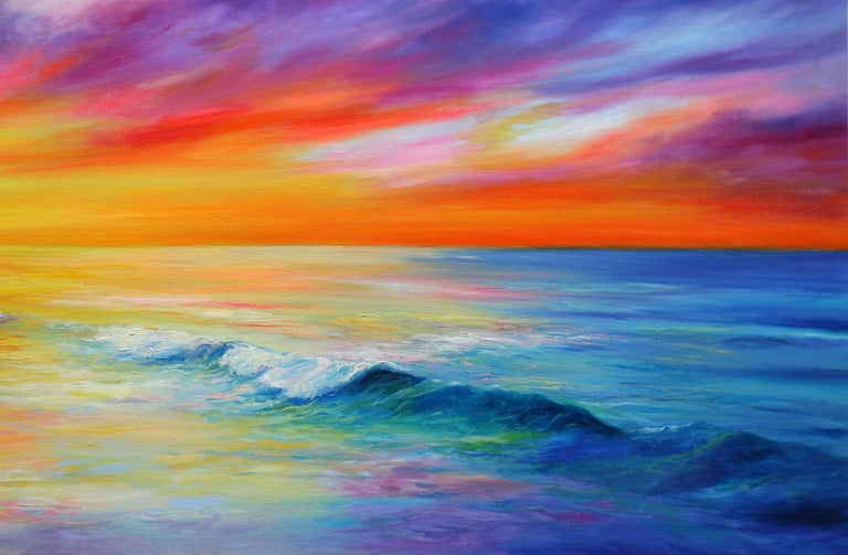 Behshad Arjomandi Sunset III, Painting, Oil on Canvas, Painting For