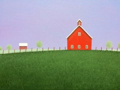 Under a Pastel Sky, Painting, Acrylic on Canvas