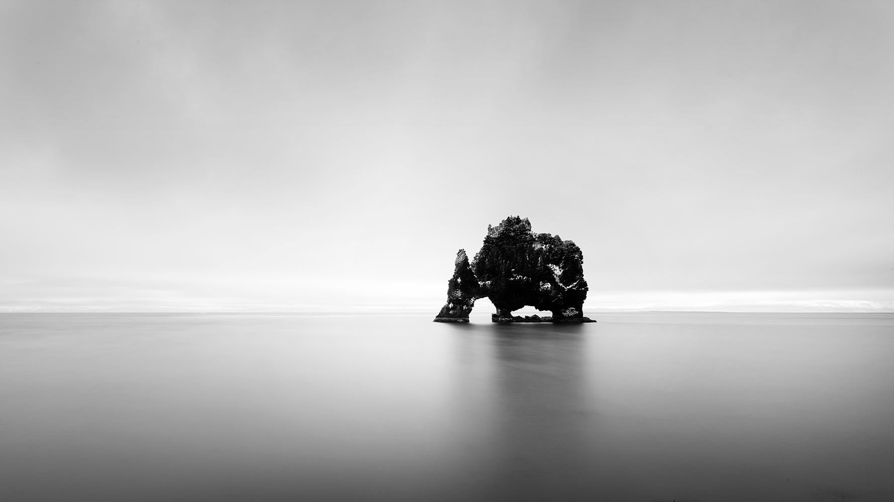 Alexandre Manuel Black and White Photograph - Golem, Iceland