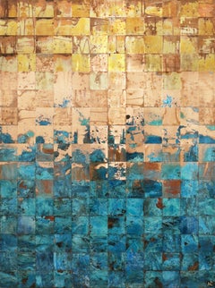 Living, Breathing Landscapes (series), Mixed Media on Wood Panel