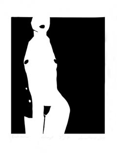 Black and white - XXI century, Young artist, Figurative print