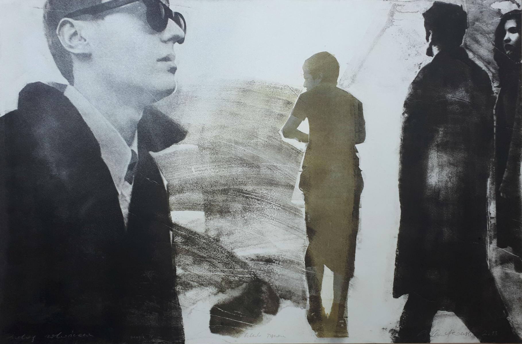 The end's prologue - XXI century, Figurative print, Limited edition, Mixed media