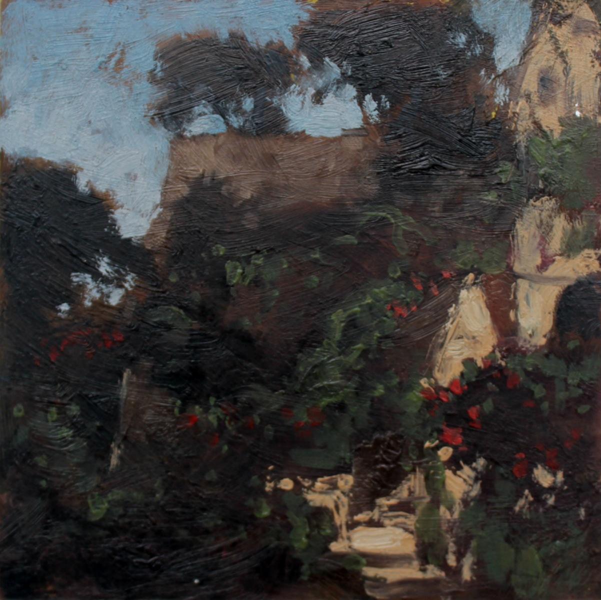 Andrzej Kacperek Landscape Painting - Italian motif - XXI century, Oil painting, Landscape