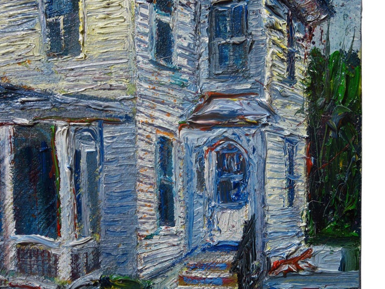 David Padworny UNTITLED m971 original oil painting house home